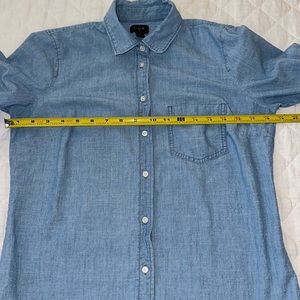 J.Crew Womens Denim Long Sleeve Shirt EUC